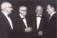 Ben W Champion (second from left) at Royal Newcastle Hospital event [ png ]