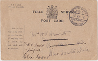 Post card 13 March 1916 (front) [ jpg ]