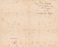 Back of letter 21 March 1915 [ jpg ]