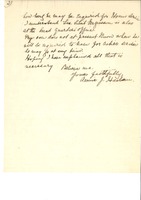 Letter to Registrar regarding L H Haslam - Part 2 [ jpg ]