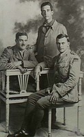 Roy Winn (right) with George M Williamson (left) & C.S.Booth (standing) [ png ]