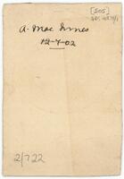 Reverse of portrait of Dr Angus MacInnes [ jpg ]