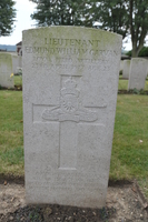 Headstone of Edmund William GARVAN, Lievan Communal Cemetery,France [ jpg ]