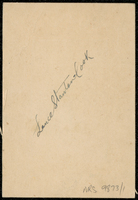 Reverse of portrait of Dr Lance Hayward Stanton-Cook [ jpg ]