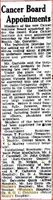 1949 Cancer Board appointment [ jpg ]