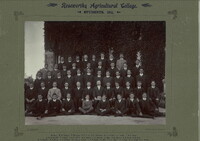 NS Fotheringham, 3rd row, 6th from left - 1911 Students Roseworthy Agriculture College [ jpg ]