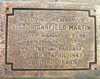 Victor Garfield Martin's grave [ jpg ]