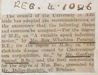 Rex W Parsons ME University of Adelaide [ jpg ]