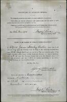 Enlistment papers for A.J.S. Baker. Pg.2. Courtesy: Marguerite Anne Tayler (nee Baker) [ JPG ]