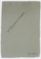 Reverse of portrait of Dr Herbert Locklsey St Vincent Welch [ jpg ]