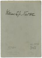 Reverse of portrait Dr WTJ Newton [ jpg ]