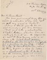 Letter To Sir Thomas Street page 1 [ scanned_images/BOX 3 - COMPLETED/HAMILTON-BROWNE_Elizaeth Isabel/TIF/HAMILTON-BROWNE_Elizaeth Isabel 1/ === 0001.jpg jpeg ]