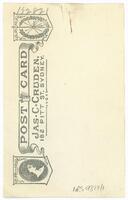 Reverse of portrait of Dr Thomas Yeats Nelson [ jpg ]