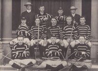 Intervarsity Lacrosse Team 1905 - DRW Cowan front row, left [ jpg ]