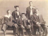 Laura M Fowler second from left - Medical Graduates 1891 [ jpg ]