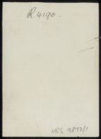 Reverse of portrait Dr Hugo Macartney De Burgh [ jpg ]