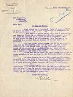 Letter from EC Padman to the Adelaide University Registrar [ jpg ]