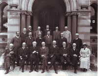 WT Hayward middle row, centre, - University Council 1919 [ jpg ]