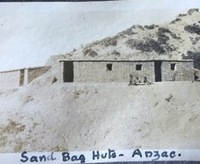 Photo of Anzac Sand Bag Huts [ jpeg ]