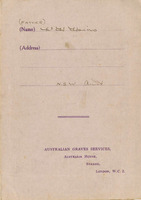 Memorial card - C.C.Hains [ jpg ]