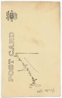 Reverse of portrait of Dr Hyman Symonds [ jpg ]