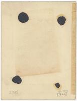 Reverse of portrait of Dr Allan Melrose Purves [ jpg ]