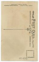 Reverse of portrait of Dr Cyril Howard Shearman [ jpg ]