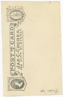 Reverse of portrait of Dr George Elliot Hobson [ jpg ]