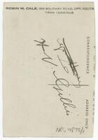 Reverse of portrait of Dr Henry Vicars Gillies [ jpg ]