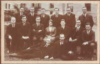 Graduates 1918 - W Webb (non-graduating) front left. [ jpg ]