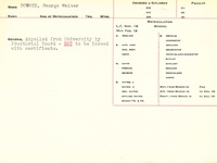 Student Card George Walter Downey 1 [ jpg ]
