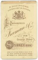 Reverse of portrait of Dr John a Beckett Darvall Barton [ jpg ]