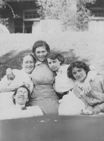 Marian Fuller Windeyer, top of apex c1912 [ jpg ]