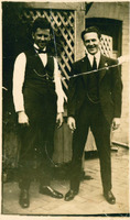 Photo of Clarence and Colin Hains [ jpg ]
