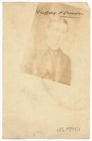 Reverse of portrait Dr Geoffrey Hampden Vernon [ jpg ]