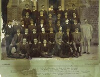 Roseworthy Student 1908-1909 - EW Sandland Second Row From Front, Third From Left [ jpg ]