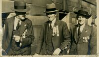 H.O.Lang, W.I Phillips & John H Reid on Anzac Day [ jpg ]